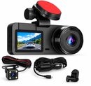 1080P HD Dash Cam with Wide-Angle Recording & Night Vision